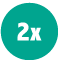 2X