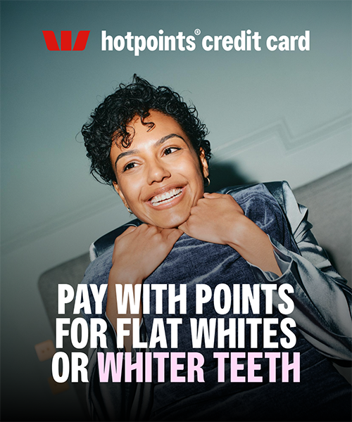 PAY WITH POINTS FOR FLAT WHITE OR WHITER TEETH